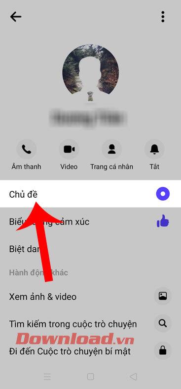 Upute za promjenu sučelja Facebook Messengera u temu ljubavi i Noći vještica