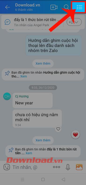 Hvordan blokkere nye medlemmer fra å lese gamle meldinger på Zalo chat-gruppe