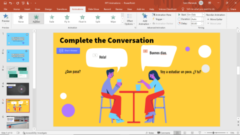 Как да създадете ефекти на изчезване и избледняване в PowerPoint