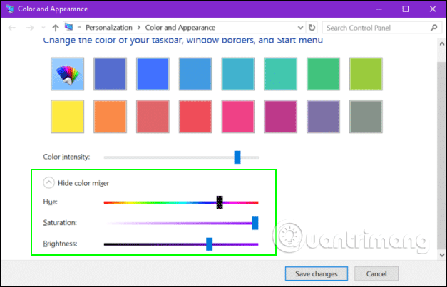 Come aggiungere colori a Windows 10