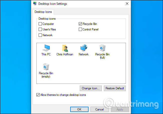 Come nascondere e mostrare tutte le icone del desktop su Windows