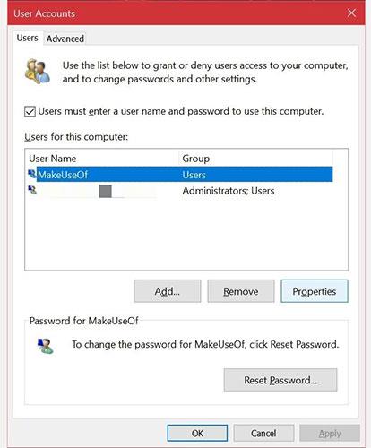 4 modi per modificare il tipo di account utente in Windows 10