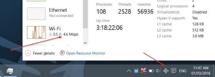 Löschen Sie das Flugzeug-/Flugmodus-Symbol in der Windows 10-Taskleiste