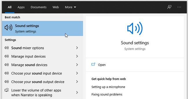 4 modi per aprire le impostazioni audio sul PC Windows