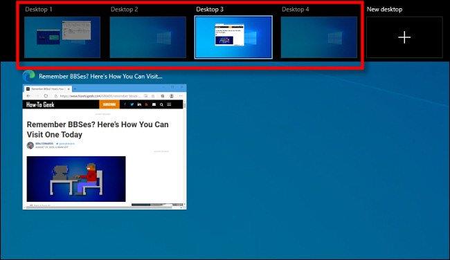 Come spostare Windows su un altro desktop virtuale su Windows 10