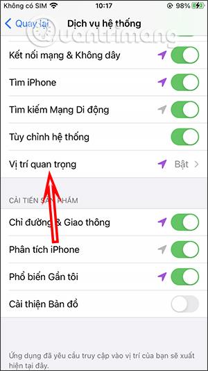 Comment afficher l'historique des positions passées sur iPhone