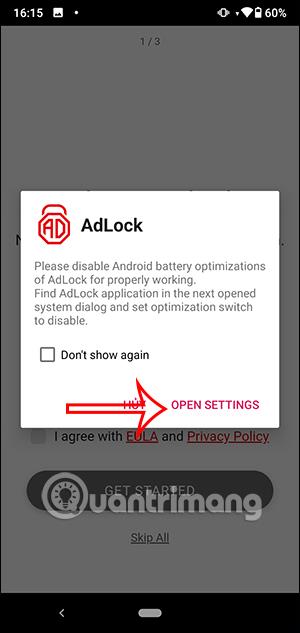 Android 手機上 AdLock 的使用說明