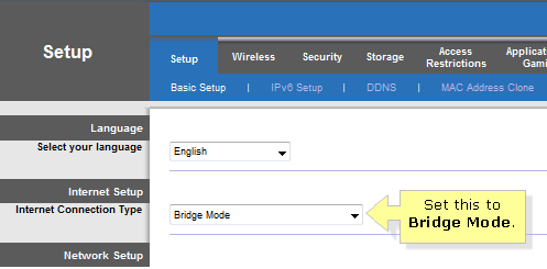 So konvertieren Sie einen Linksys-Router in den Bridge-Modus