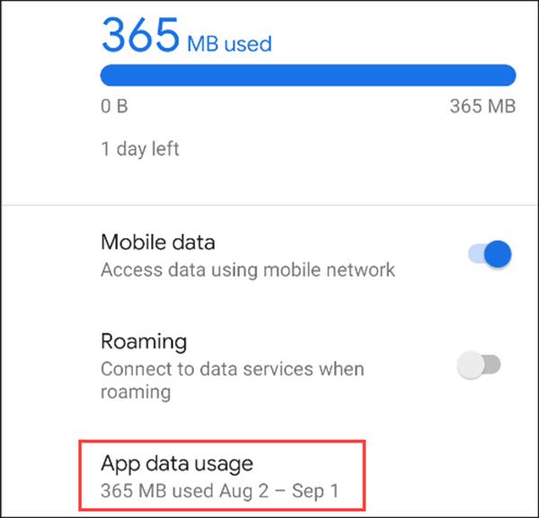 So verfolgen Sie die Datennutzung auf Android