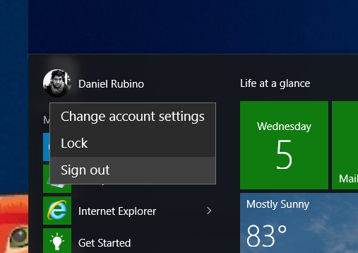 Включите темный режим в Windows 10