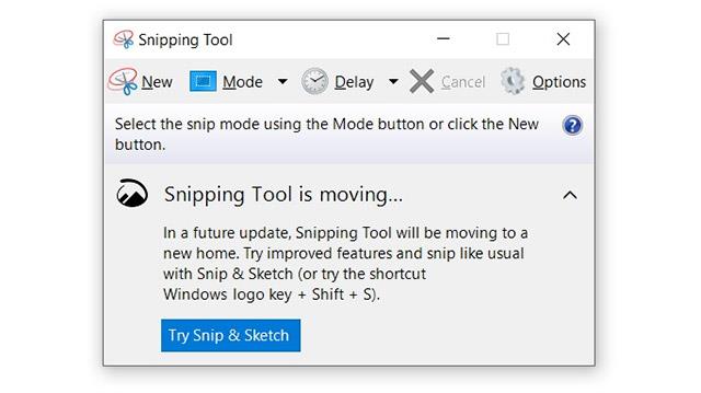 L'applicazione per gli screenshot dello Strumento di cattura potrà presto essere rimossa da Windows 10