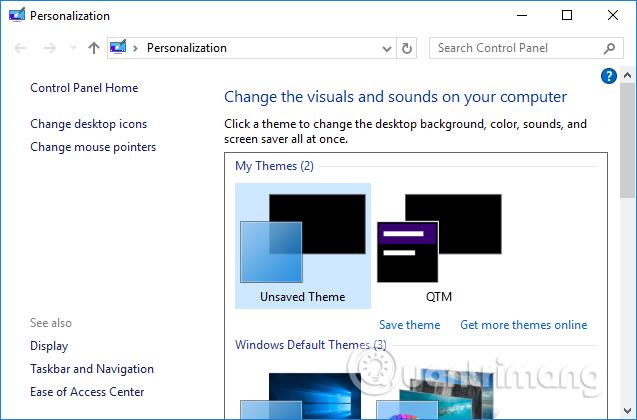 Come aprire la vecchia interfaccia di Personalizzazione su Windows 10