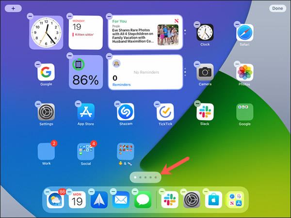 Come nascondere o riorganizzare le schermate delle icone delle app su iPad