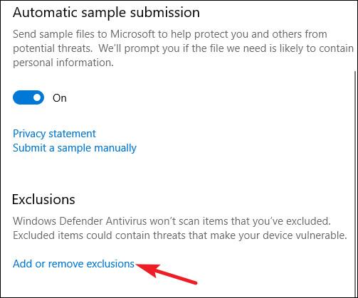 Anweisungen zur Verwendung von Windows Defender