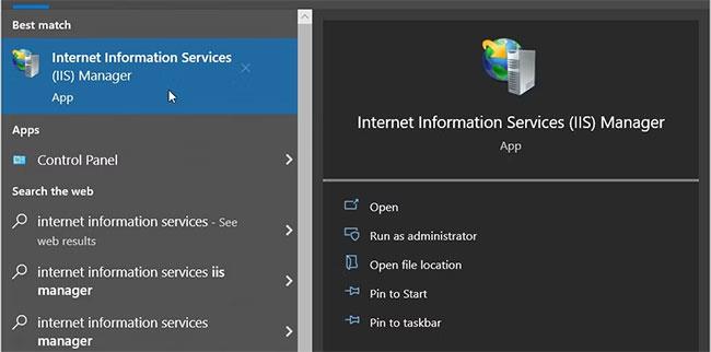 8 façons d'ouvrir le gestionnaire des services Internet (IIS) de Windows