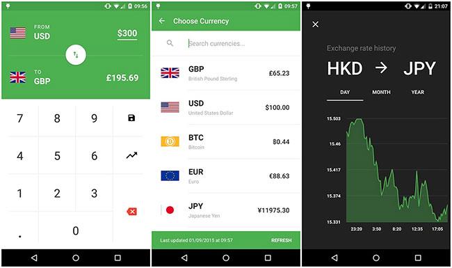 Applicazioni per la conversione di valuta su Android