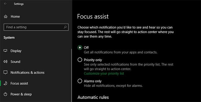 So deaktivieren Sie Benachrichtigungen in Windows 10 mit Focus Assist