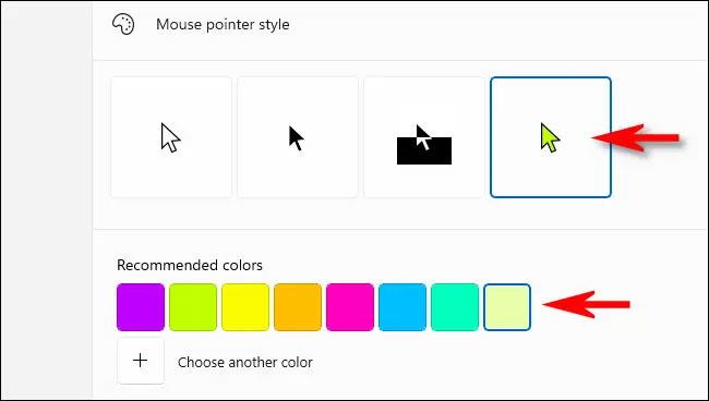 Comment modifier la taille et le style du pointeur de la souris dans Windows 11