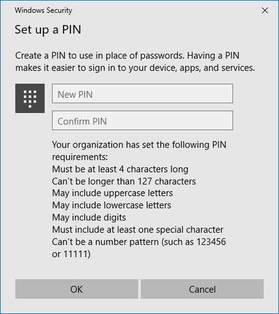 Configura un PIN dannoso per il cervello per accedere a Windows 10