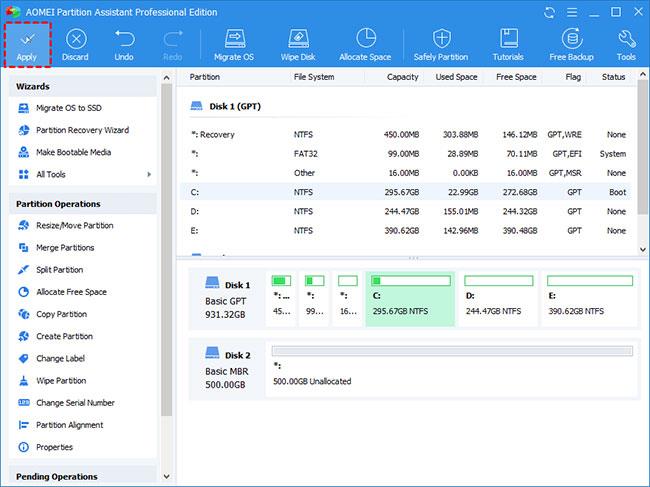 So übertragen Sie freien Speicherplatz von einer Partition auf eine andere in Windows 10