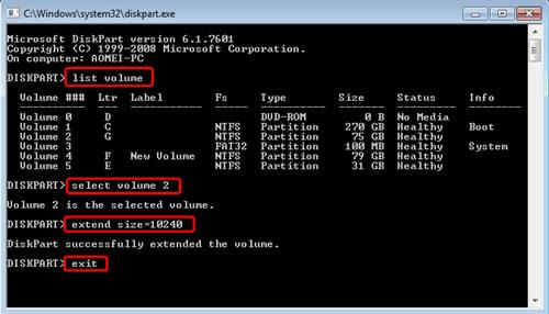 Comment transférer de l'espace libre d'une partition à une autre sous Windows 10