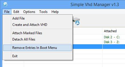 Simple VHD Manager 사용 방법에 대한 전체 지침