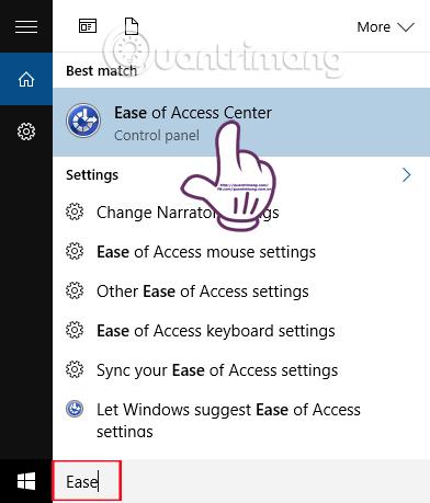 Come abilitare la funzionalità Tasti mouse in Windows 10