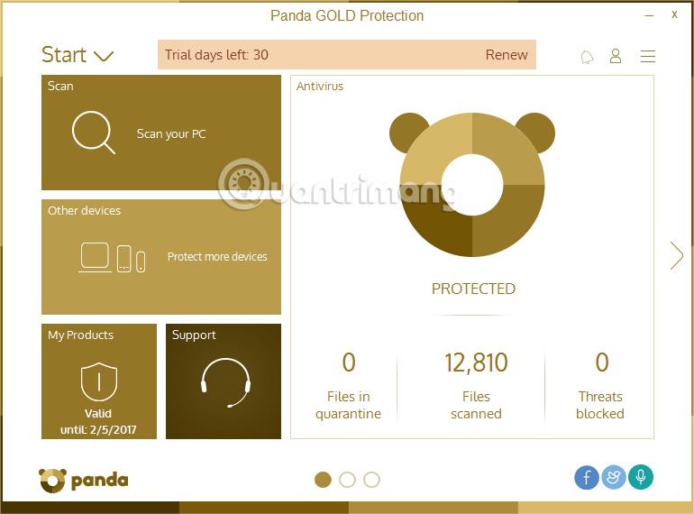 Повысьте безопасность Windows с помощью Panda Gold Protection