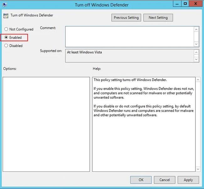 Disattiva Windows Defender (Sicurezza Windows) su Windows 10, Windows 11