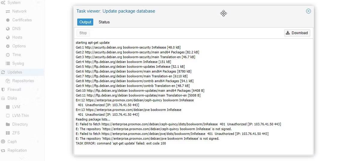 Comment installer Proxmox sur un PC Intel NUC ou x86