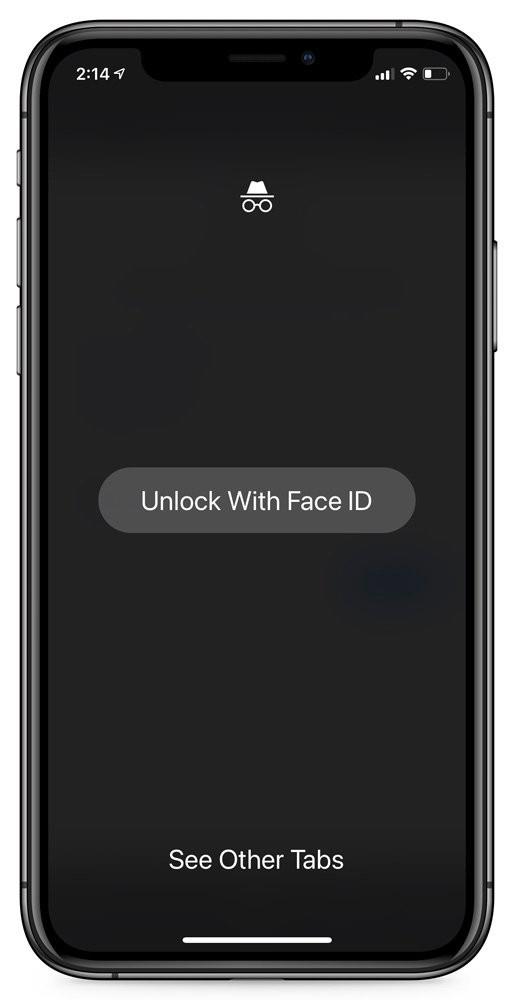 Come bloccare le schede in incognito con Face ID in Chrome per iPhone