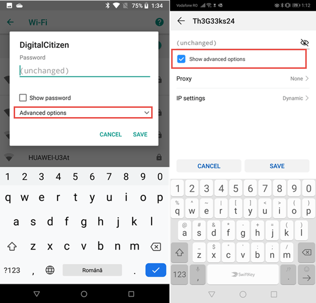 Come configurare un server proxy per Wifi su Android