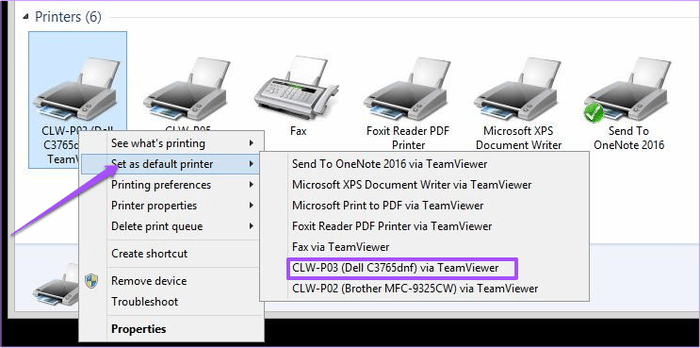 Comment imprimer à distance à l'aide de TeamViewer sous Windows 10