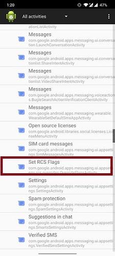 Come abilitare la messaggistica RCS su Android