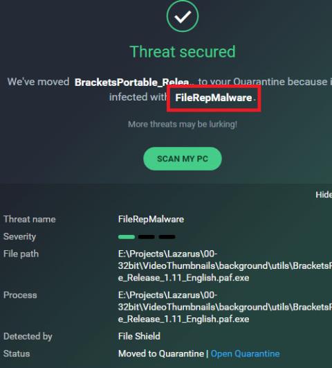 什麼是 FileRepMalware？刪除有沒有問題？