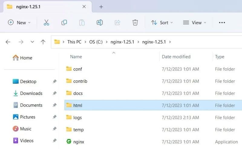 Comment installer et exécuter le serveur Nginx sous Windows