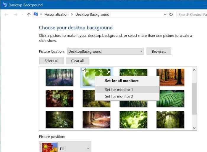 3 Möglichkeiten, auf jedem Windows 10-Bildschirm unterschiedliche Hintergrundbilder festzulegen