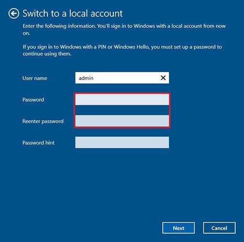 Disattiva la password di Windows 10 quando accedi per soli 10 secondi