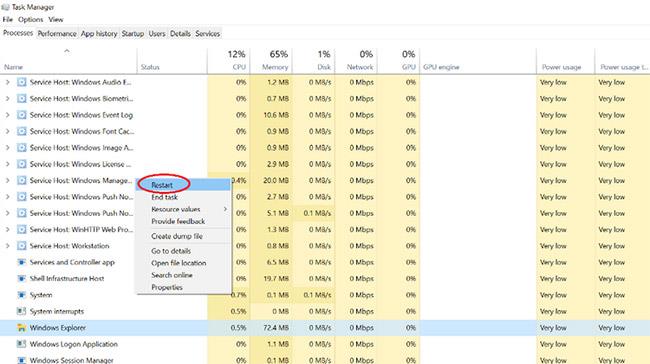 Behebung des Fehlers, dass das Snipping-Tool nicht funktioniert