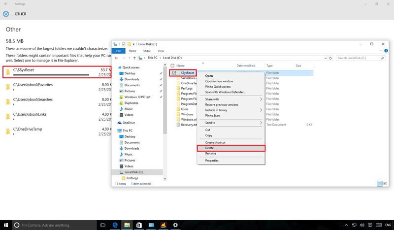 Einige Tipps, um Speicherplatz auf der Festplatte Ihres Windows 10-Computers freizugeben