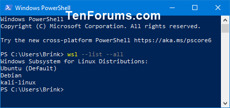 Windows 10 で Windows Subsystem for Linux (WSL) ディストリビューションを登録解除してリセットする方法