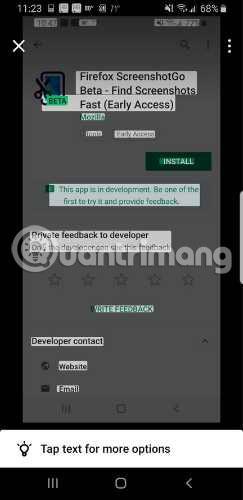 如何使用 Android 版 Firefox 的 ScreenshotGo