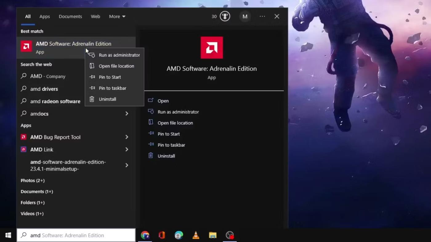 Comment réparer l'erreur de non-fonctionnement du logiciel AMD Radeon sous Windows