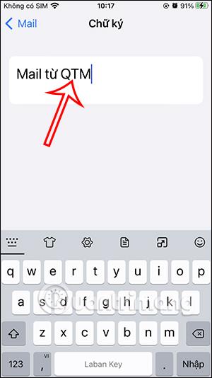 Comment supprimer la signature Envoyé de mon iPhone dans iPhone Mail