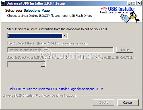 Universal USB Installer를 사용하여 부팅 가능한 USB를 만들고 Windows를 설치하는 방법에 대한 지침