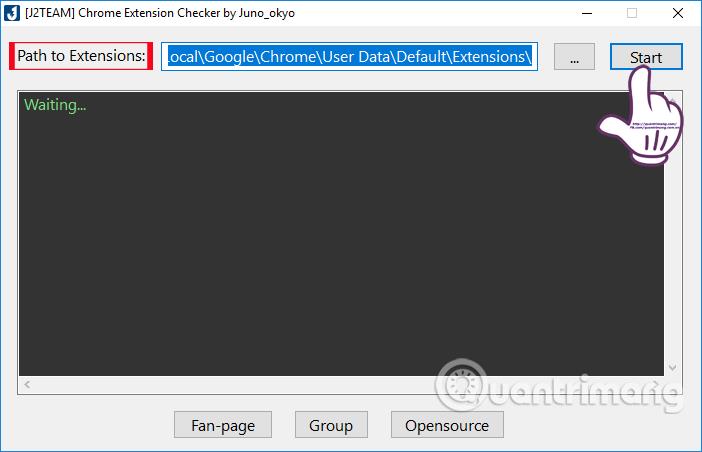 Comment vérifier les extensions avec J2TEAM Extension Checker