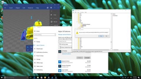 Istruzioni per rimuovere completamente lapplicazione 3D Builder su Windows 10