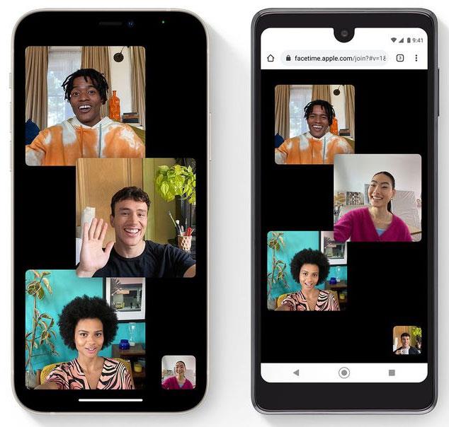 iOS 15의 FaceTime의 새로운 기능