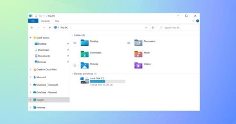 Il sagit du nouvel explorateur de fichiers disponible sur la version Windows 10 21H2