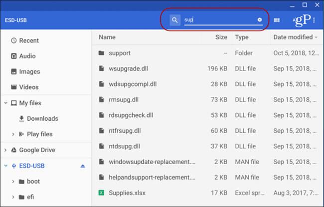 如何在 Chromebook 上使用外接硬碟